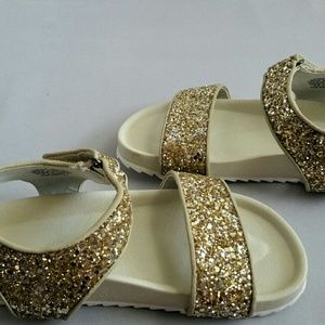 Gold Crewcuts sandals
